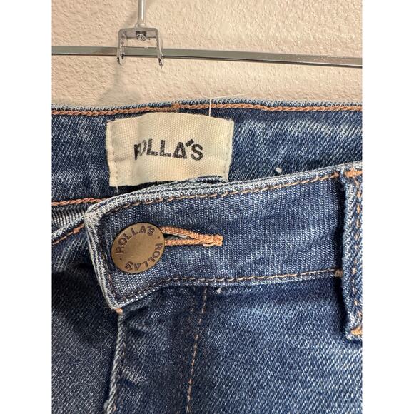 Rollas Jeans Eastcoast Crop Flare in Bayside Blue 28 - Picture 5 of 6